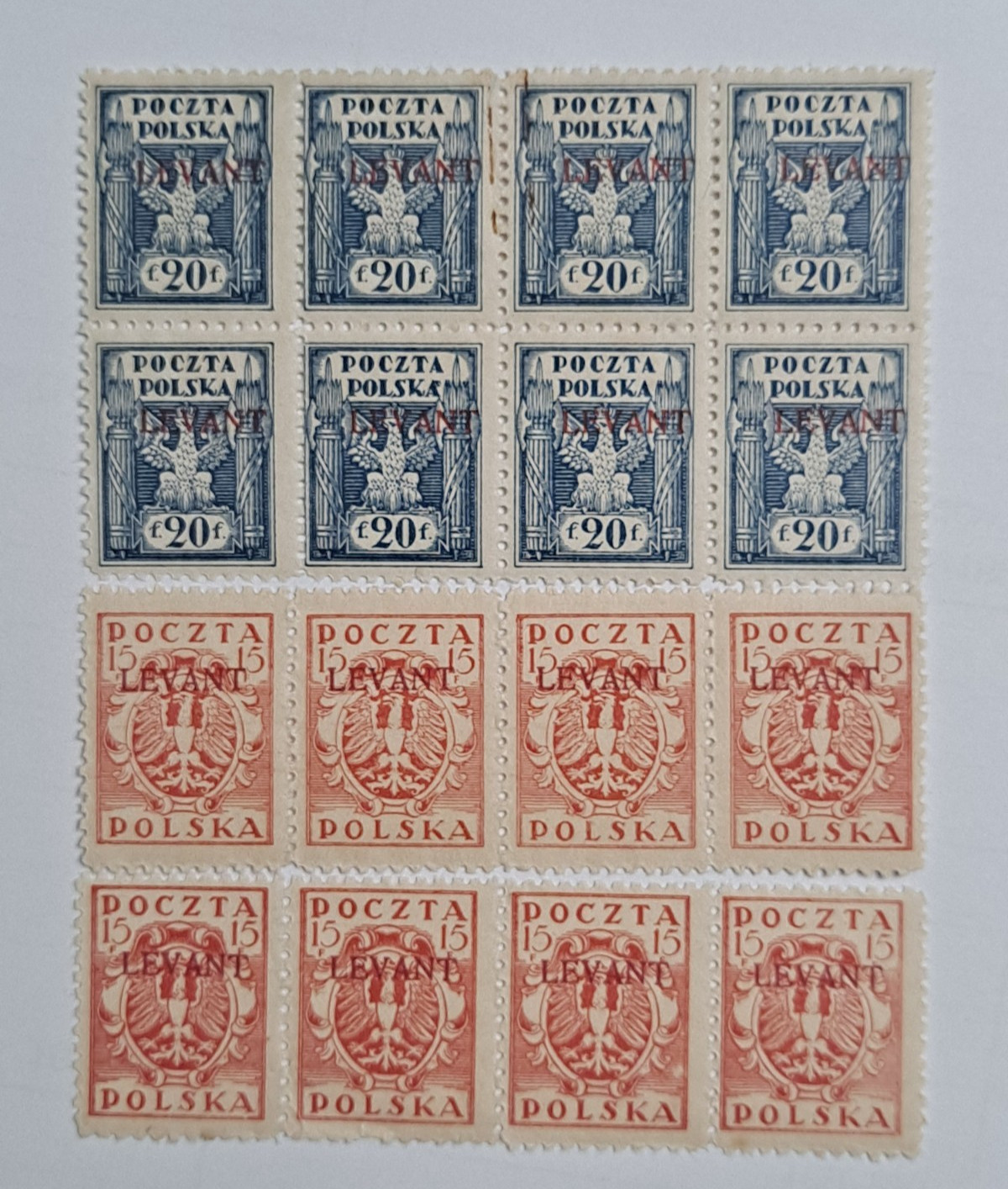 1919 Poland 2K4 and 2K5 Levant Overprint Offices in the Turkish Empire 1919 Poland 2K4 and 2K5 Levant Overprint Offices in the Turkish Empire