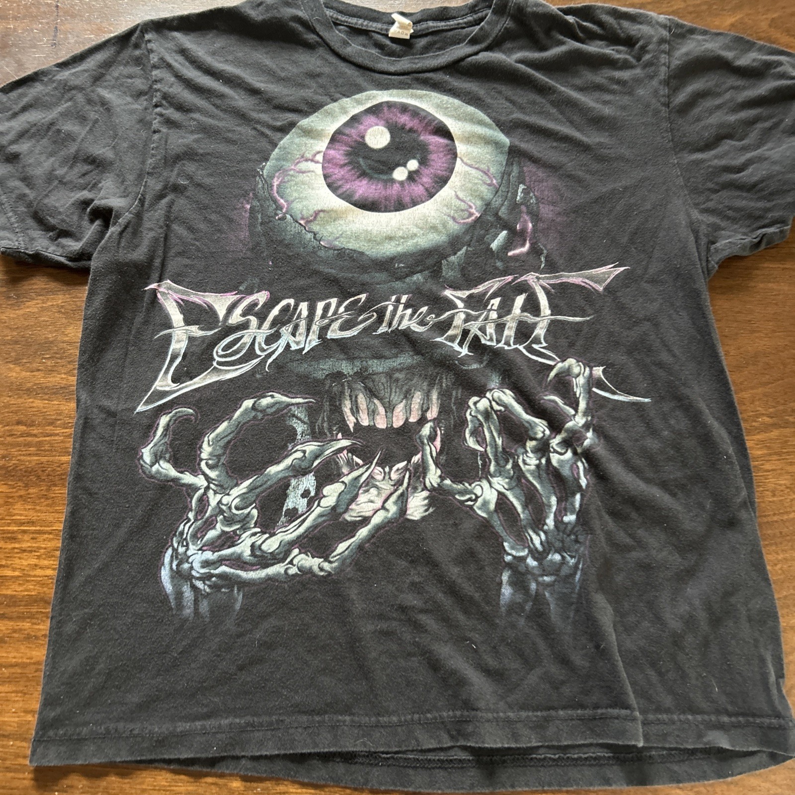 Escape The Fate Eye Shirt Grunge Heavy Wear Large Escape The Fate Eye Shirt Grunge Heavy Wear Large