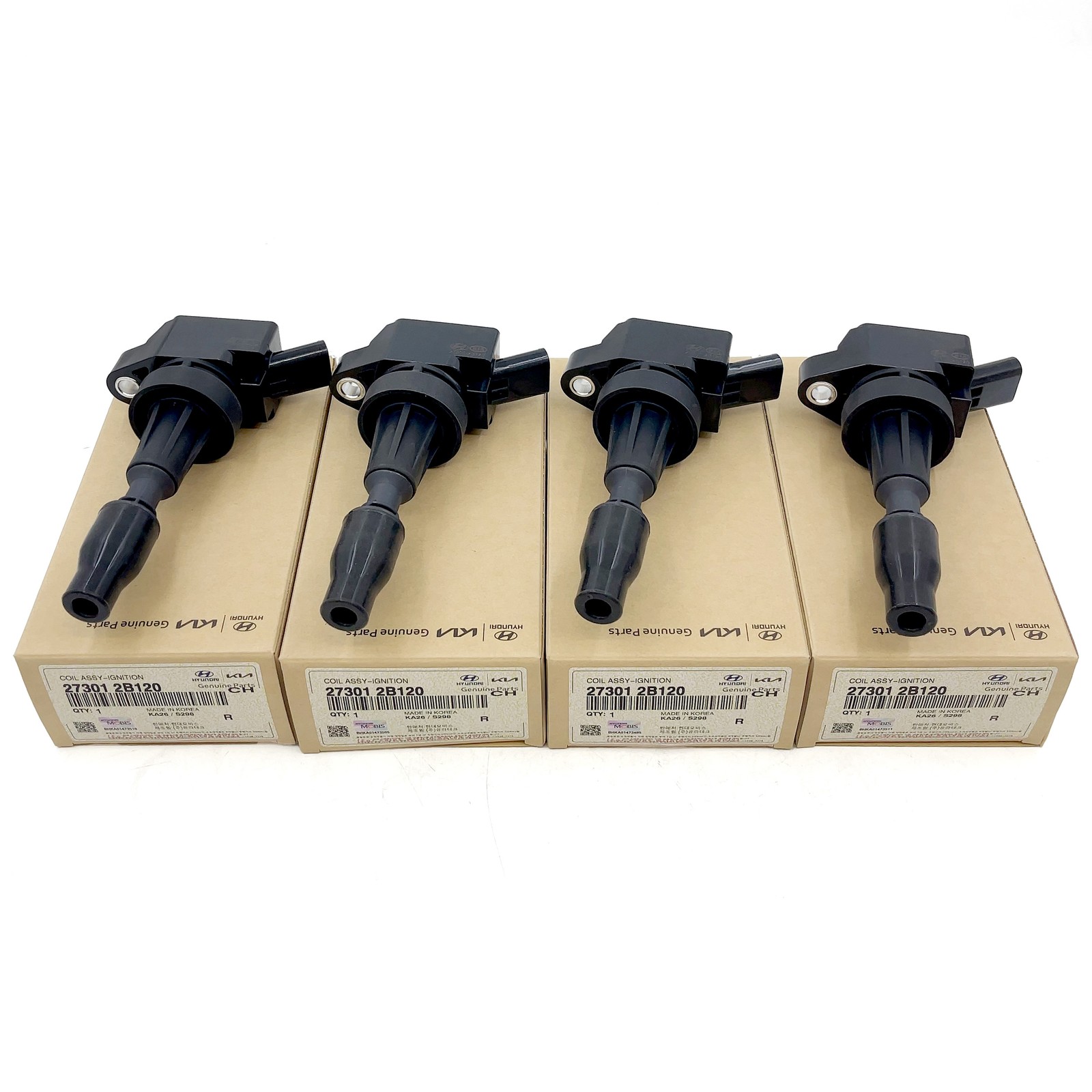 4X Ignition Coils 27301-2B120 UF817 for 2015-2021 Hyundai Kia 1.6L Turbo OEM NEW