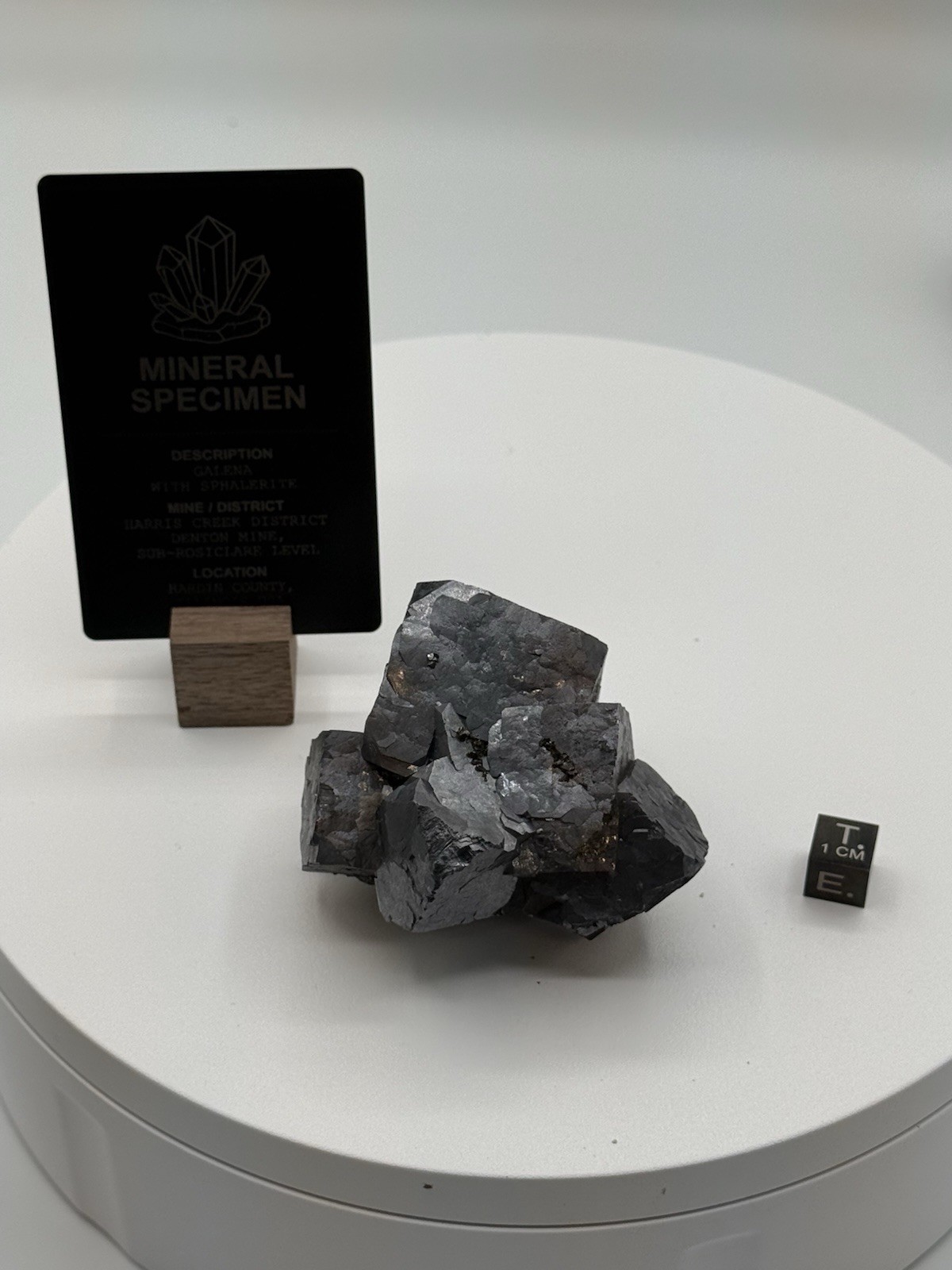 Galena with Sphalerite - Illinois Galena with Sphalerite - Illinois