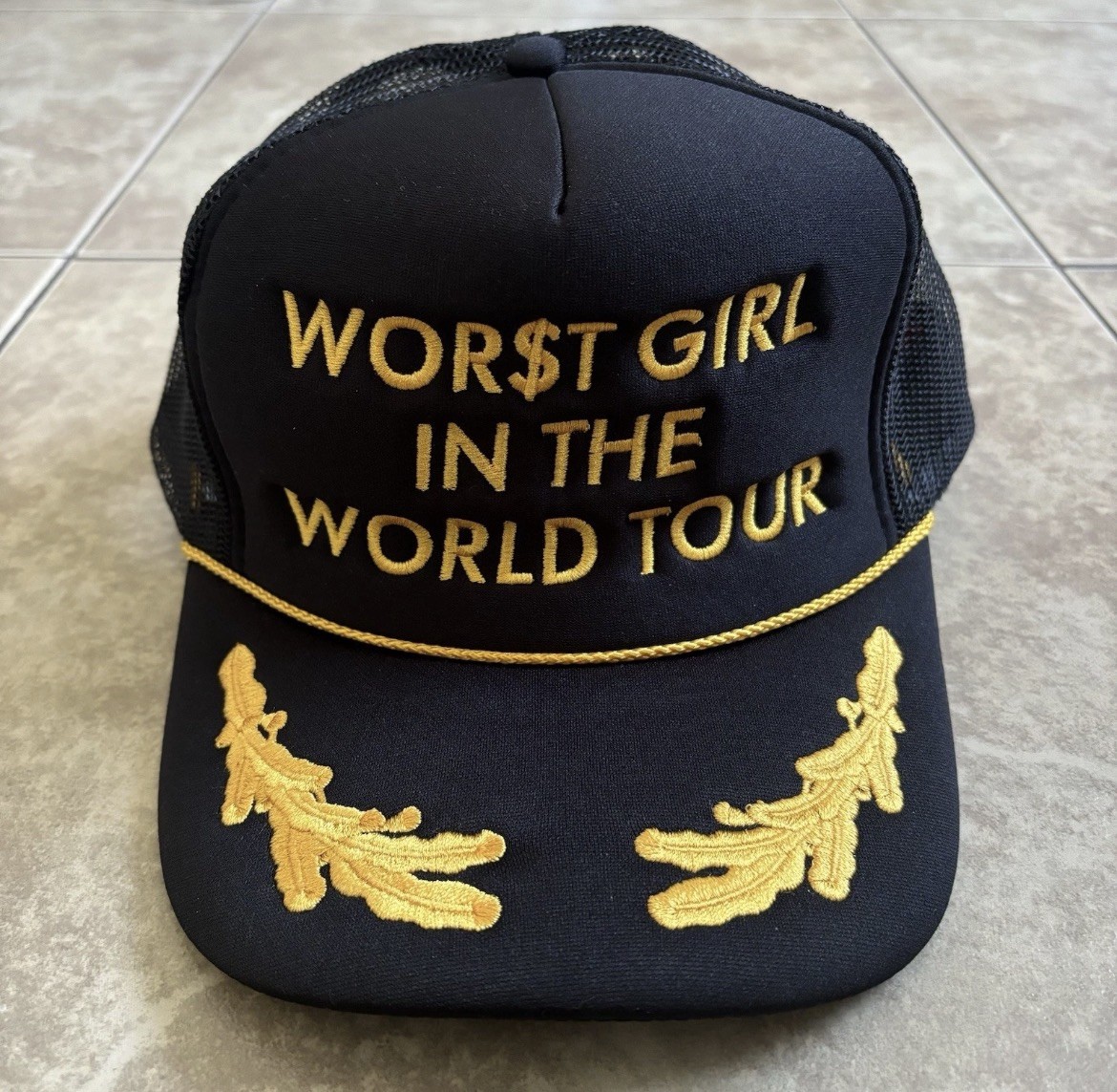 Slayyyter Worst Girl In The World Tour Trucker Hat Slayyyter Worst Girl In The World Tour Trucker Hat
