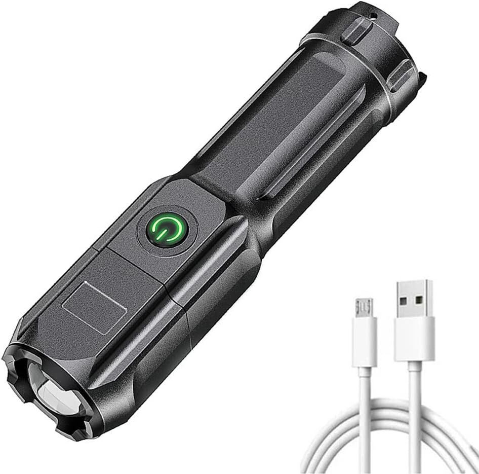 Rechargeable 990000LM LED Flashlight Tactical Police Super Bright Torch Zoomable Rechargeable 990000LM LED Flashlight Tactical Police Super Bright Torch Zoomable