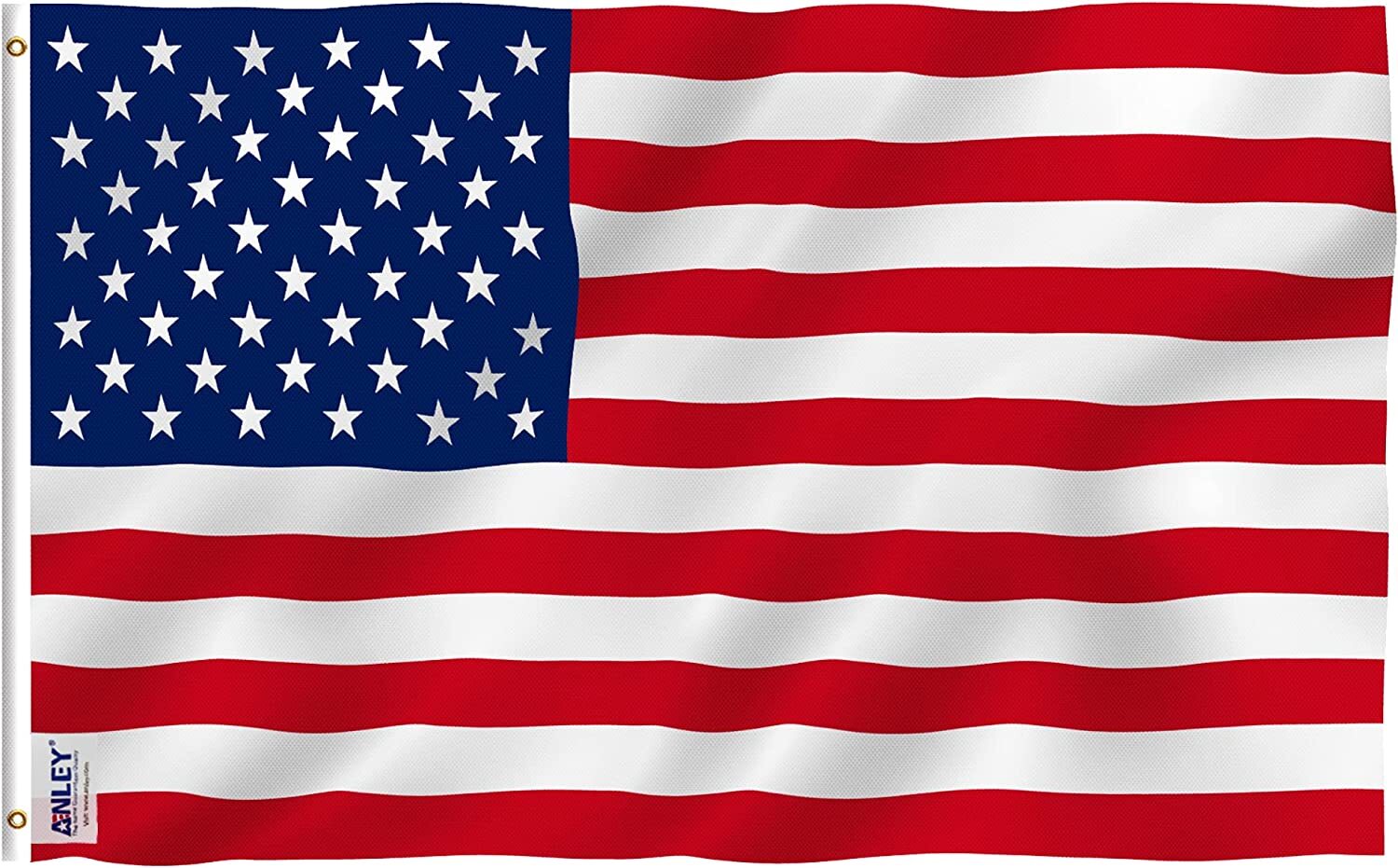 Anley Fly Breeze 3x5 Foot American Flag US Flag USA Flags 3x5 Foot & 4x6 Foot Anley Fly Breeze 3x5 Foot American Flag US Flag USA Flags 3x5 Foot & 4x6 Foot