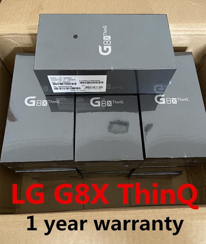 LG G8X ThinQ LM-G850UM Unlocked 128GB+6GB RAM Black LTE Smartphone-New Sealed