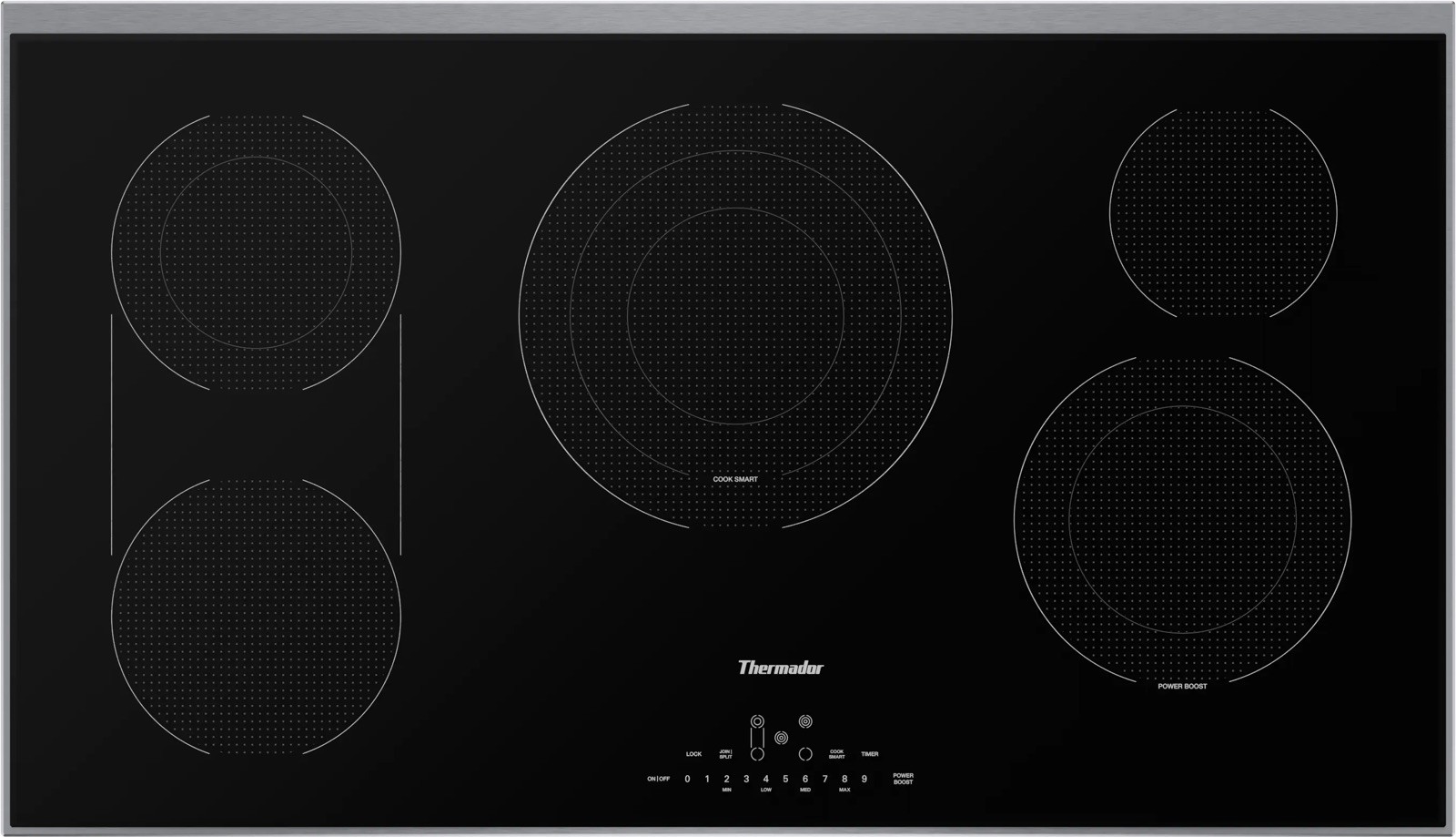 Thermador CET366YB 36” Electric Cooktop 5 Burner Masterpiece New Open Box