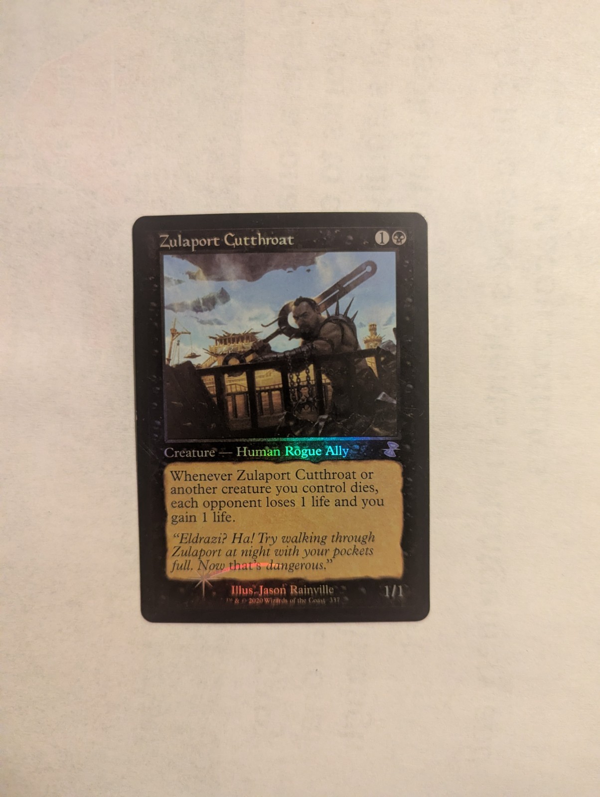 Zulaport Cutthroat Time Spiral Remastered Foil