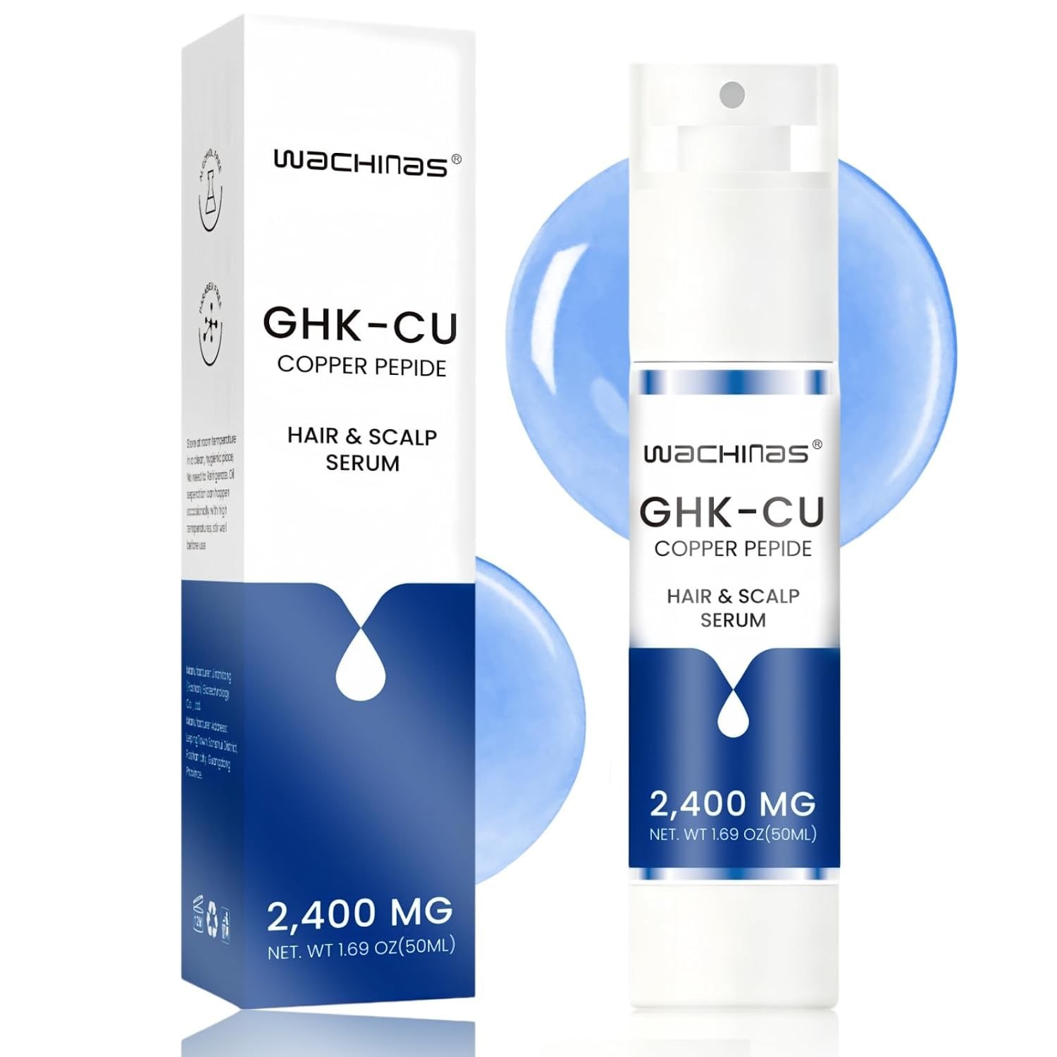GHKCu Copper Peptide Hair Serum | Hair Growth Serum with Biotin, Caffeine, Ro... GHKCu Copper Peptide Hair Serum | Hair Growth Serum with Biotin, Caffeine, Ro...