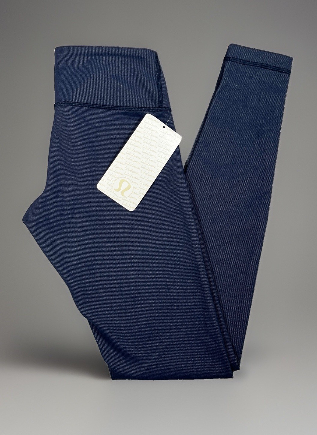 NWT-Lululemon Wunder Under Pants Women\'s 4 Deep Navy Luon Stretch Wicking