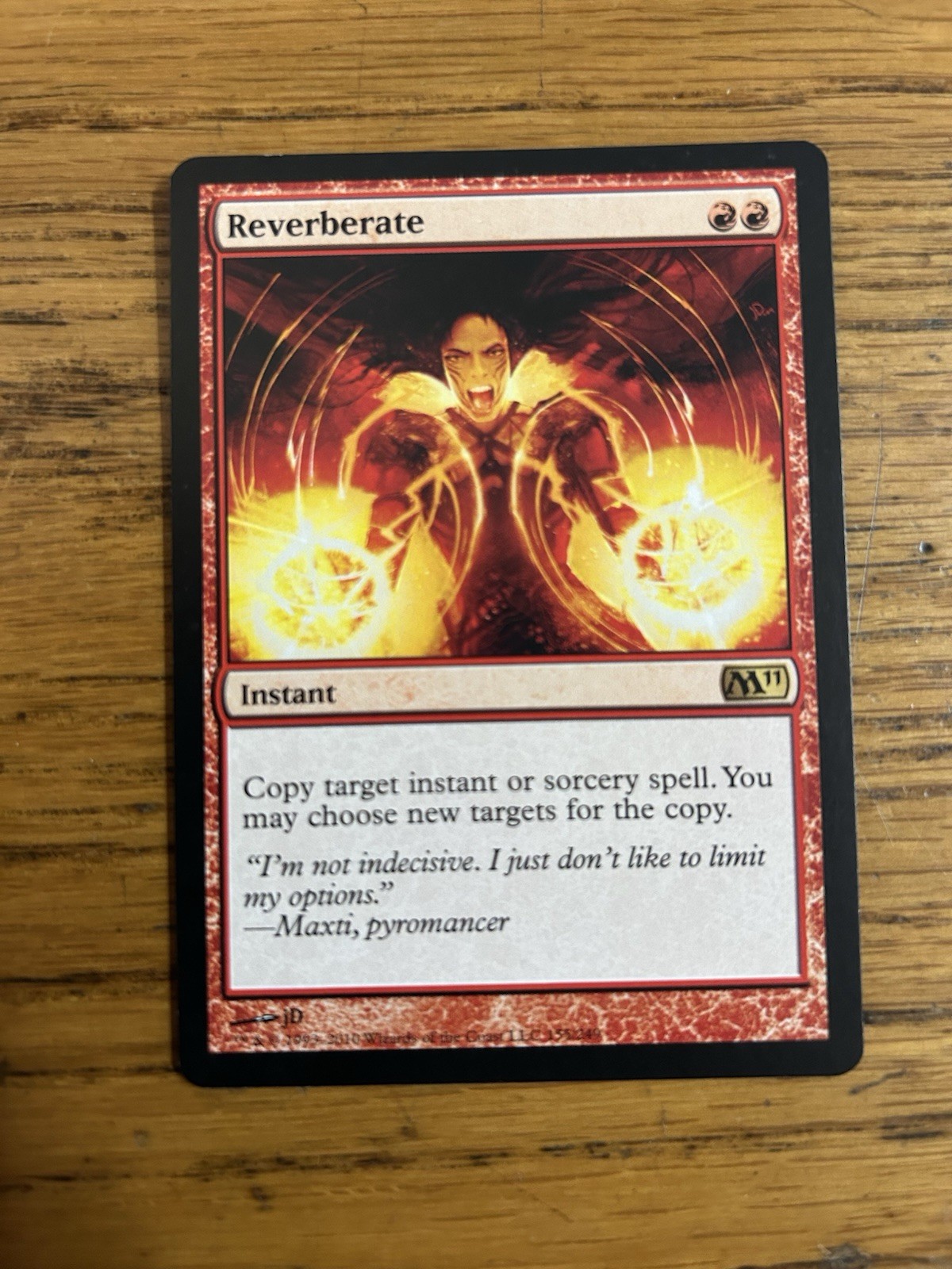 1X Reverberate Core Set 2011 (M11) Regular Light Play/Excellent