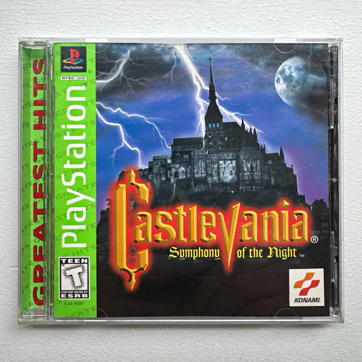 Konami Castlevania: Symphony of the Night Greatest Hits PS1 NTSC (1997) TESTED