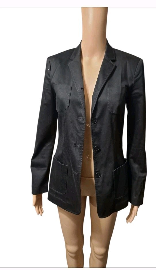 The Limited Stretch Black Utilitarian Blazer/Jacket