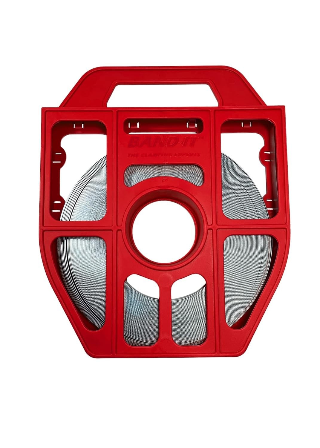 BAND-IT C206R9 3/4 x .030 in Bright Finish 201 SS Banding, 100 ft, Red Tote BAND-IT C206R9 3/4 x .030 in Bright Finish 201 SS Banding, 100 ft, Red Tote