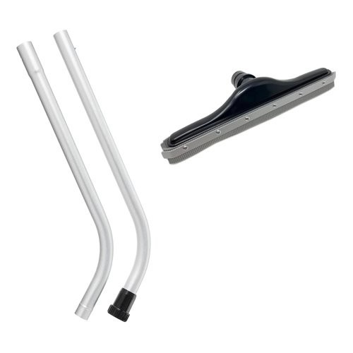 Commercial Wet Dry Vacuum Squeegee Tool w/ 2 Pc S Wand Universal Fit