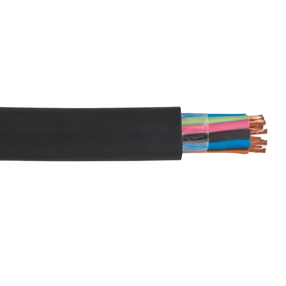 18 AWG 16 Conductor SOOW Portable Power Cable CPE Jacket Black UL CSA 600V