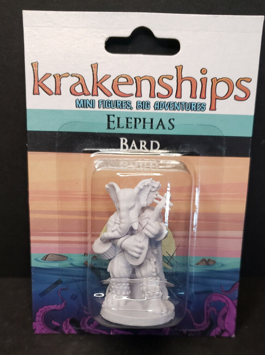Loxodon Elephas Elephant Man Miniatures by Krakenships - Pathfinder, D&D