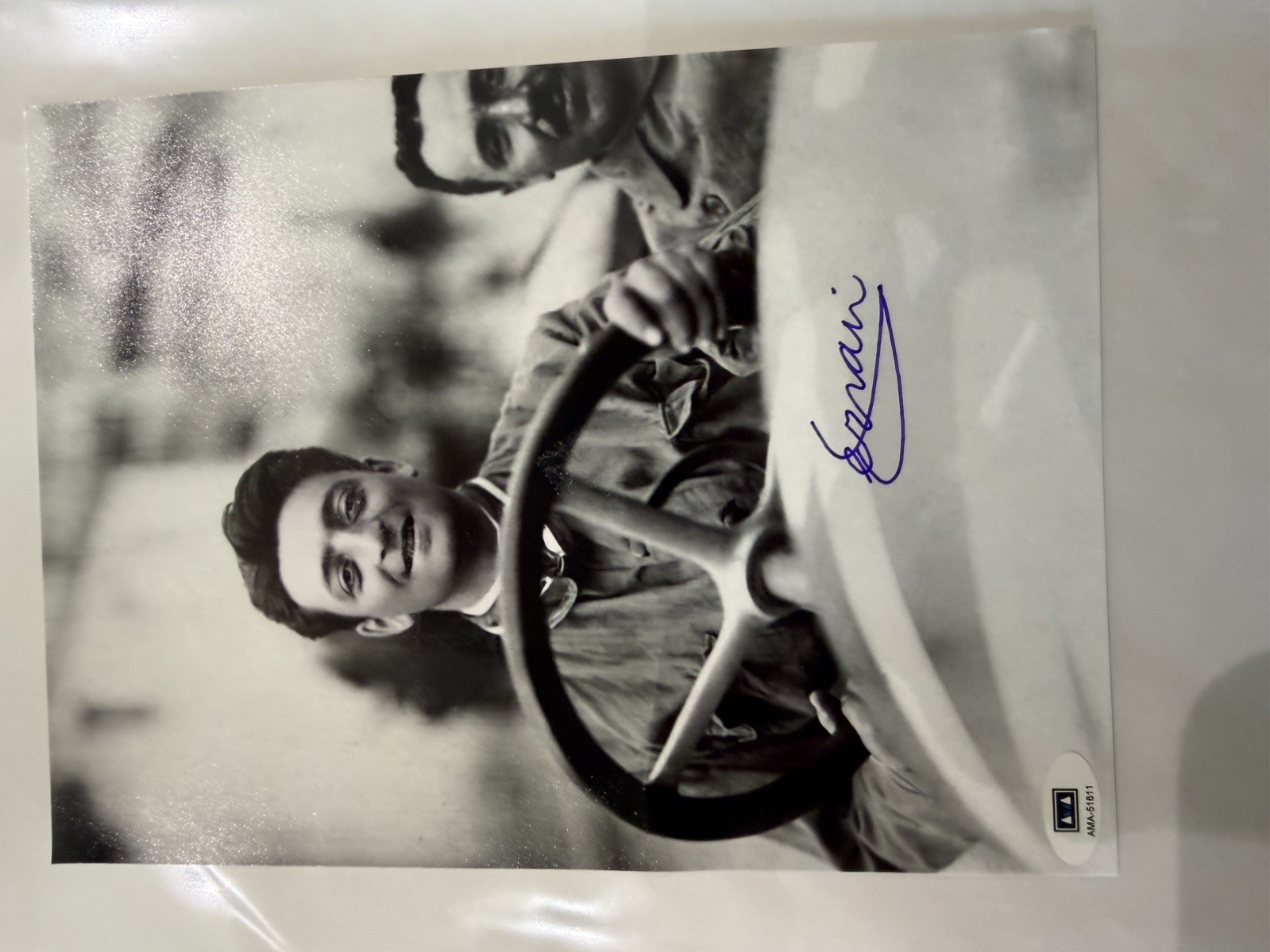 Enzo Ferrari signed photo Enzo Ferrari signed photo