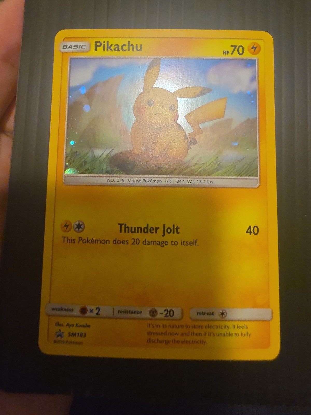 Psa 10 Contender Pikachu SM183 Black Star Promo Sun and Moon Pokemon TCG Holo 