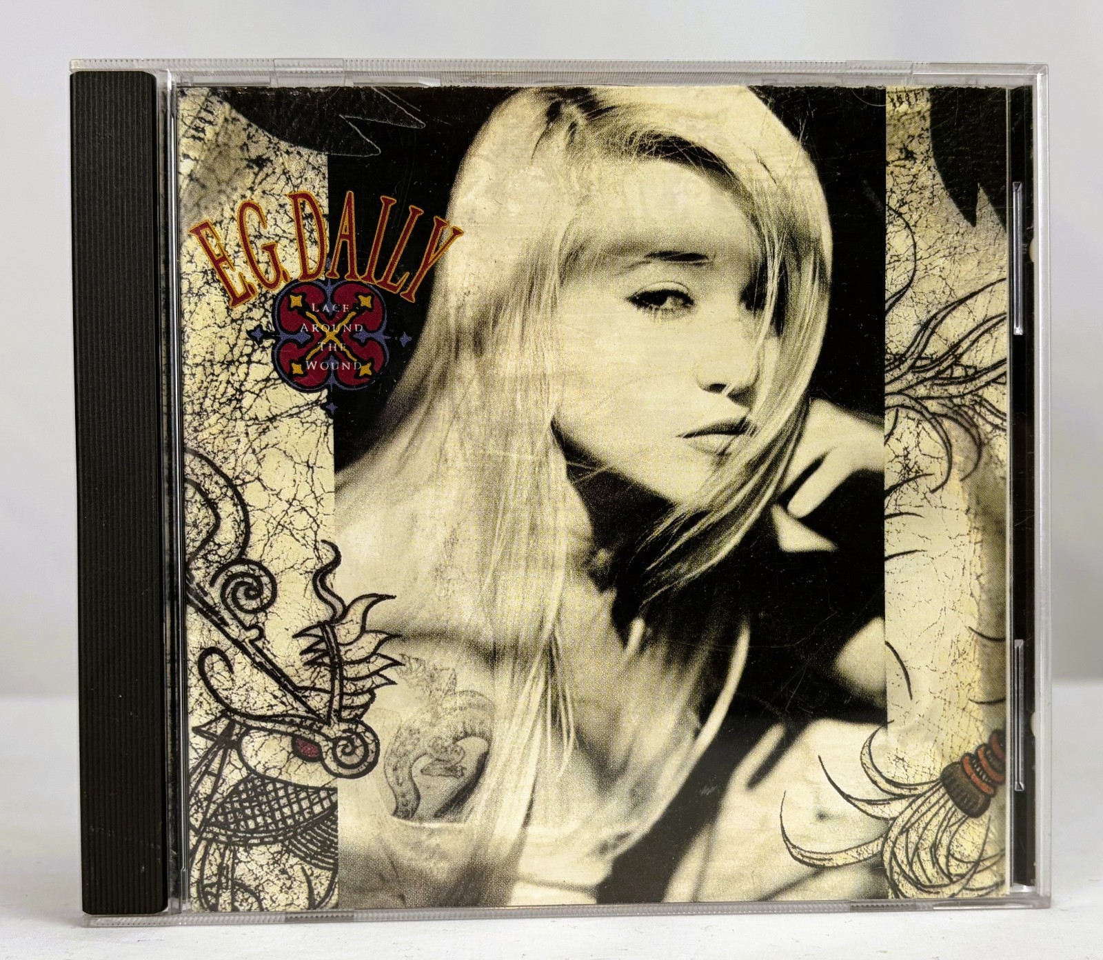 E.G. Daily Lace Around The Wound CD 1989 A&M Records Audio Album E.G. Daily Lace Around The Wound CD 1989 A&M Records Audio Album