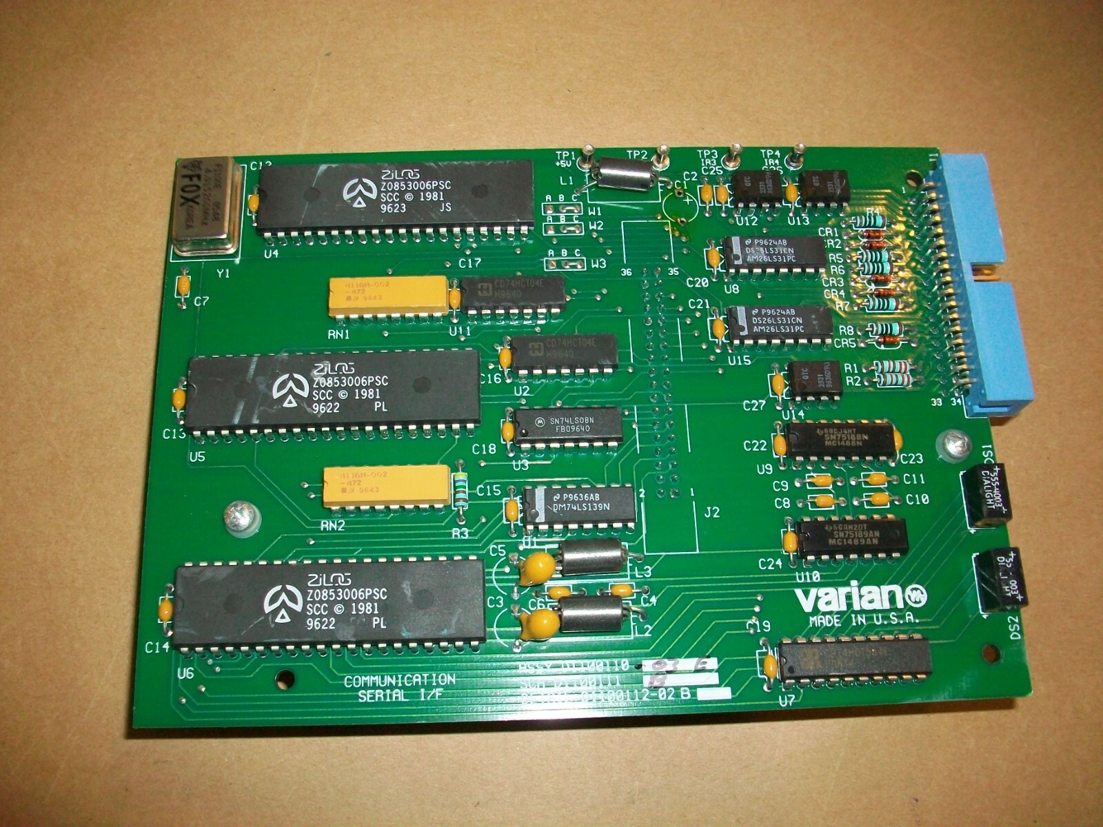 Varian Oncology Communication Serial I/F  D220011003  USED