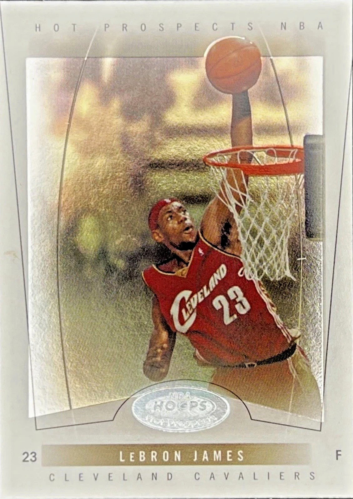 Fleer/SkyBox 2004-05 Hoops Hot Prospects LeBron James #54 Fleer/SkyBox 2004-05 Hoops Hot Prospects LeBron James #54