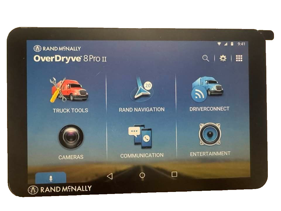 RAND MCNALLY OD8 PRO II OVERDRYVE 8 PRO 2 LM TRUCK GPS 1 2 MON DAMAGE PROTECTION