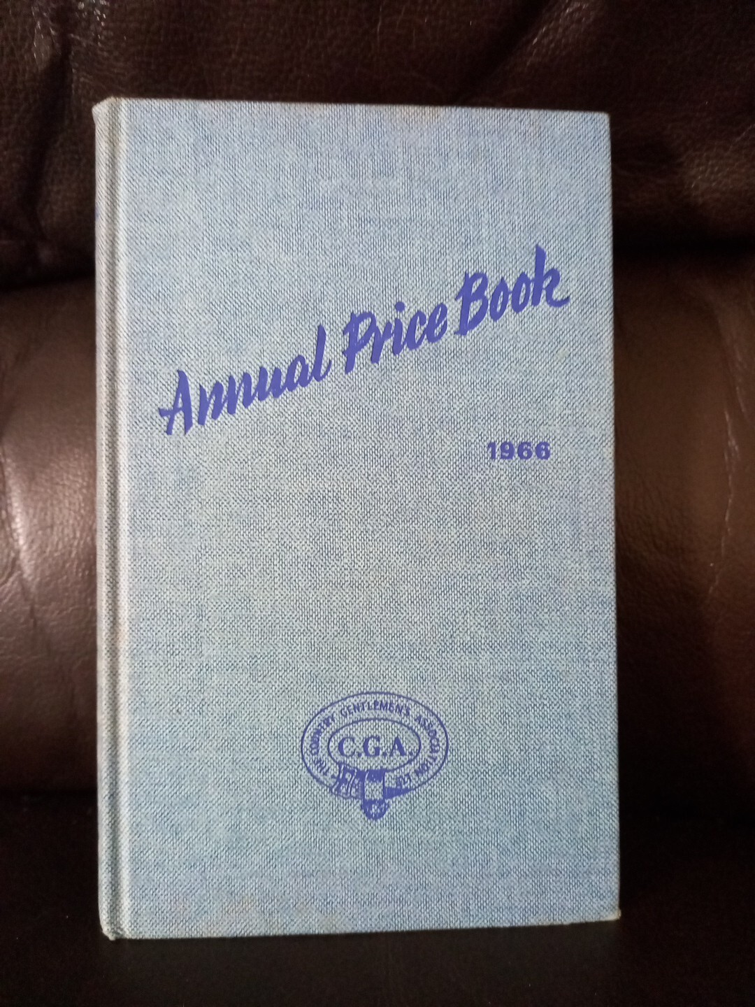 C.G.A. Price Book (Issued Annually) 1966 