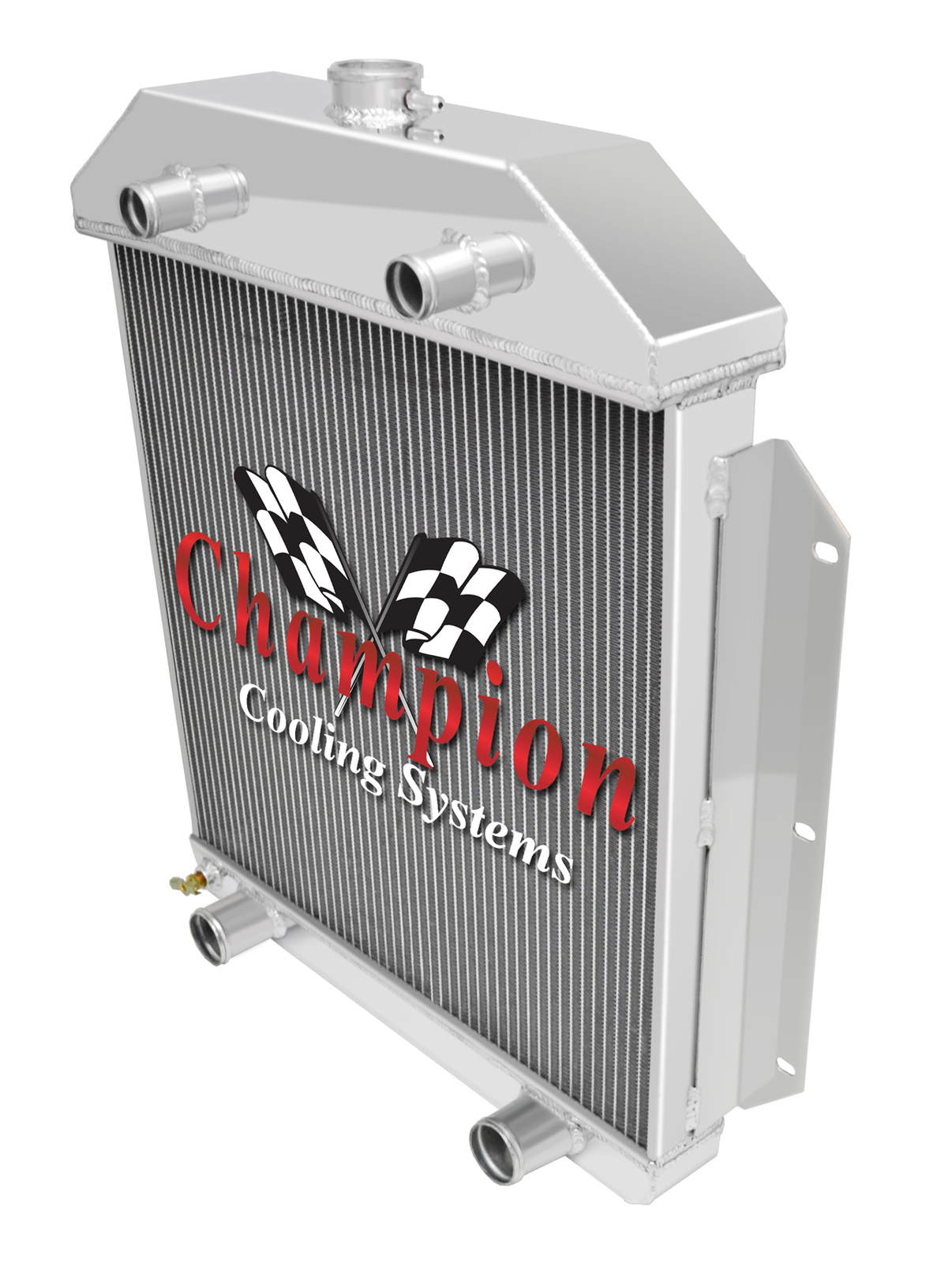 WR Champion 2 Row Radiator Flathead Configuration for 1949 - 1953 Ford Cars