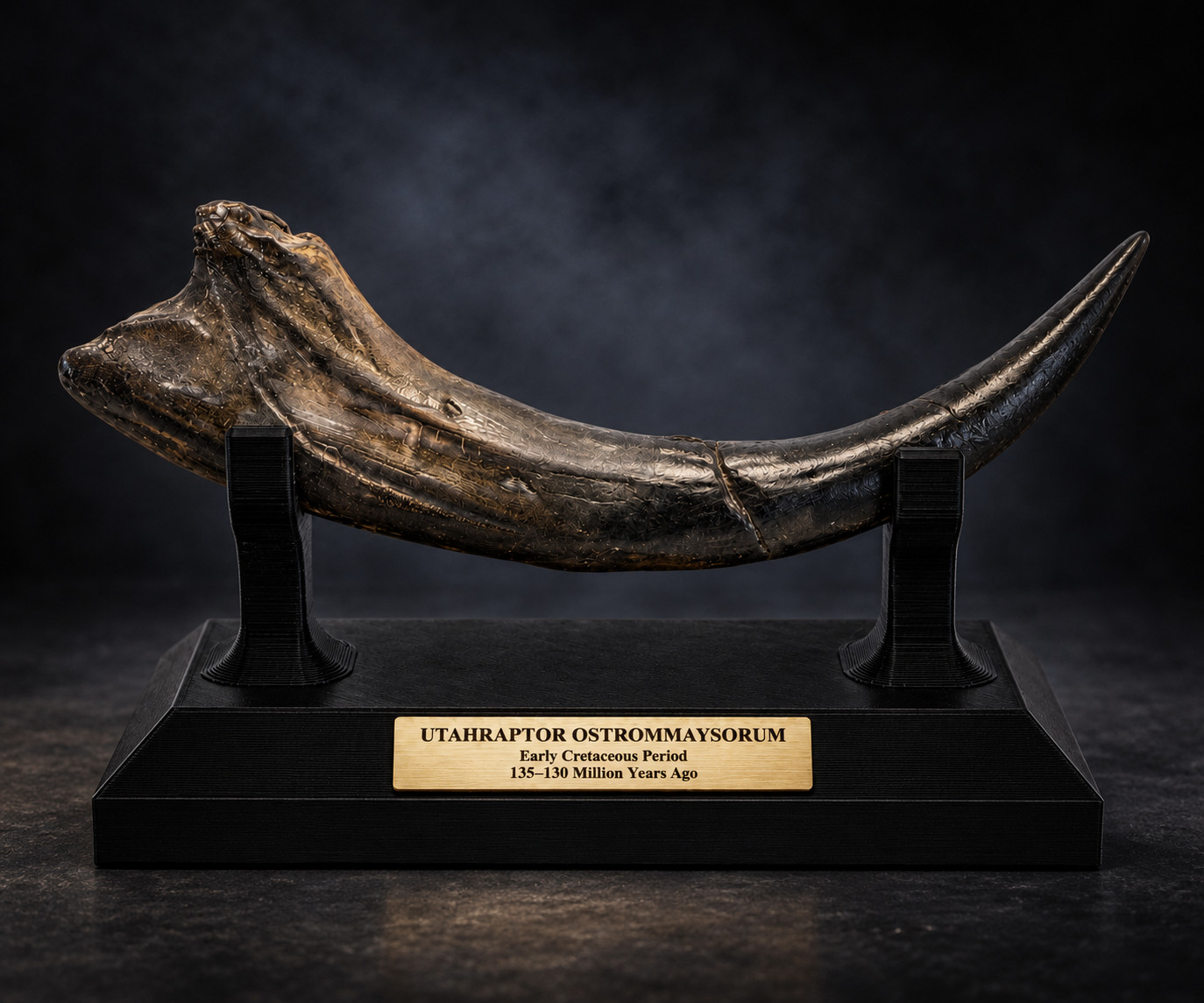Raptor Fossil  Claw – Museum-Quality raptor claw.