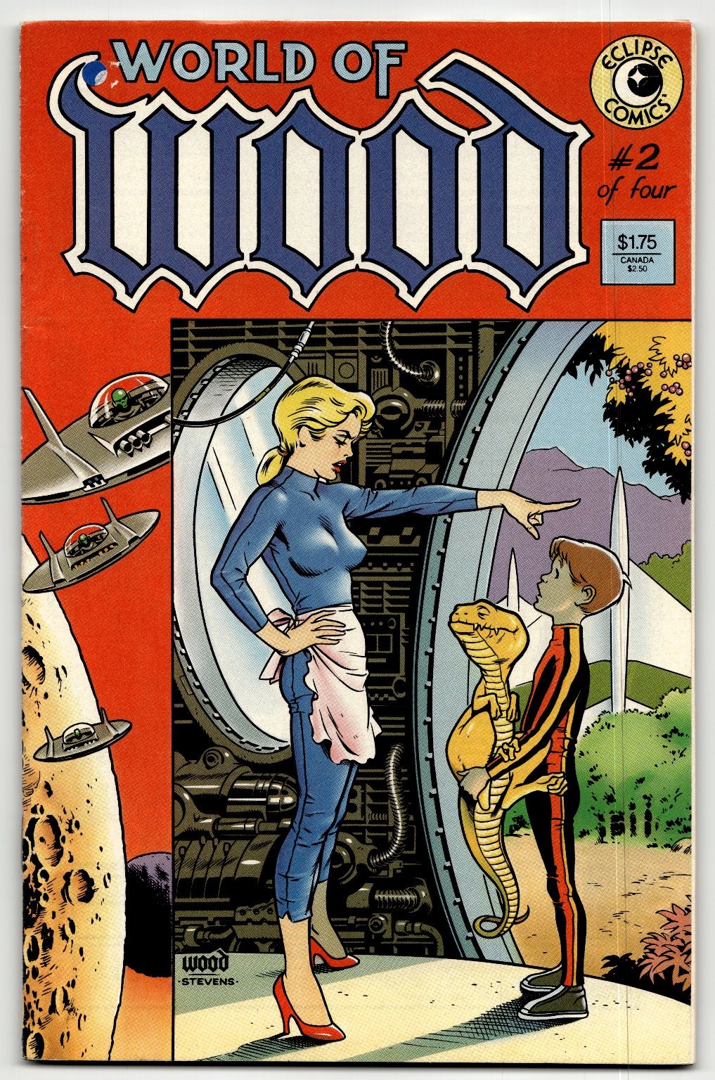 World of Wood #2 Eclipse Comics Wally Wood Bill Stevens Bronze Age
