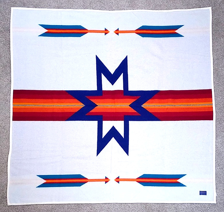 Pendleton Beaver State Sioux Star Great Plains Native American Blanket 64