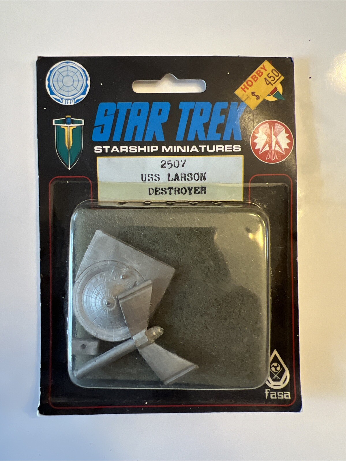 FASA Star Trek Miniatures 2507 USS LARSON CLASS DESTROYER New In Blister MINT