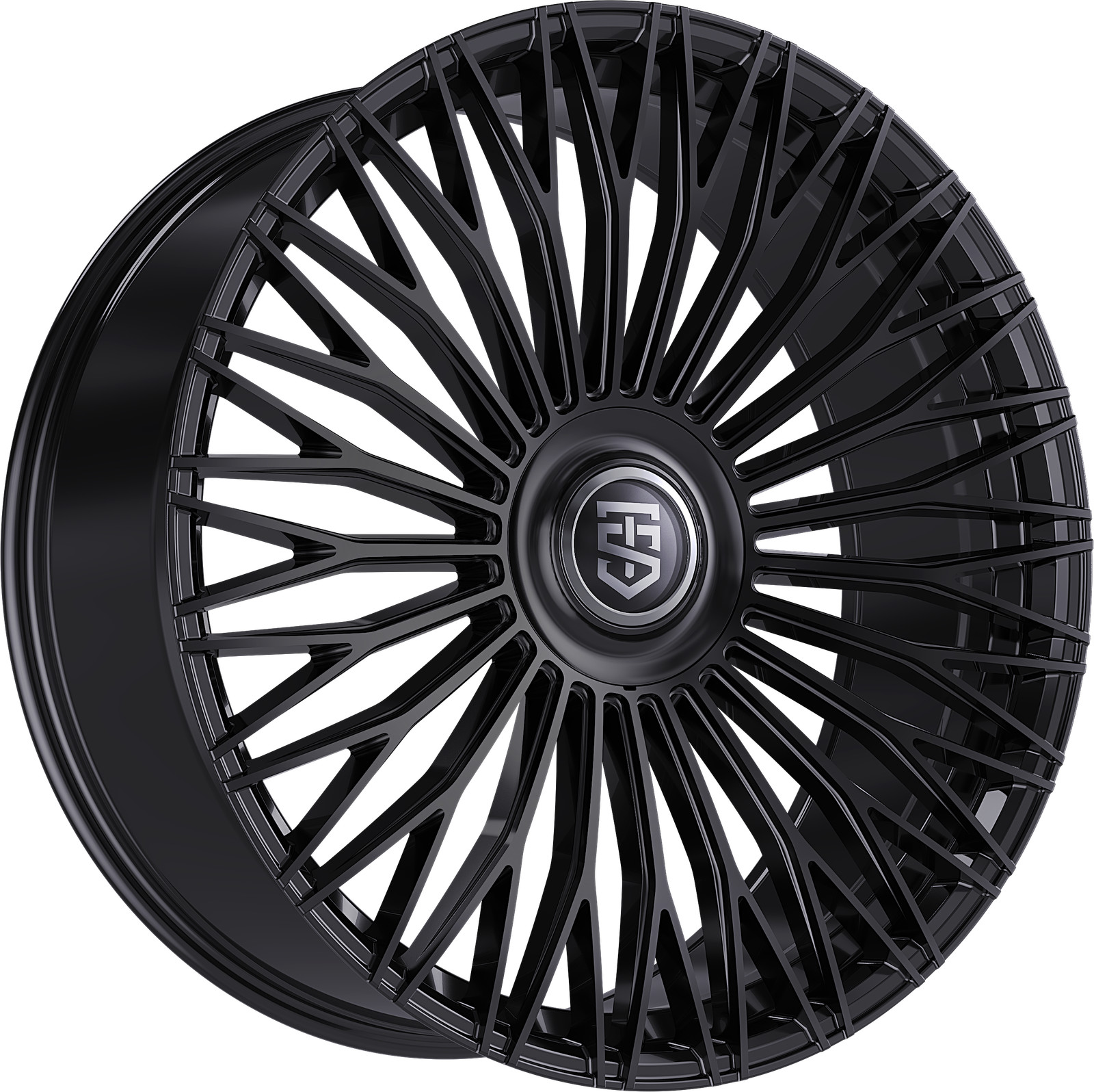 TIS Motorsports Wheels 507B 20x8.5 +35 Gloss Black 5x114.3 5X120 (QTY 1) A279751