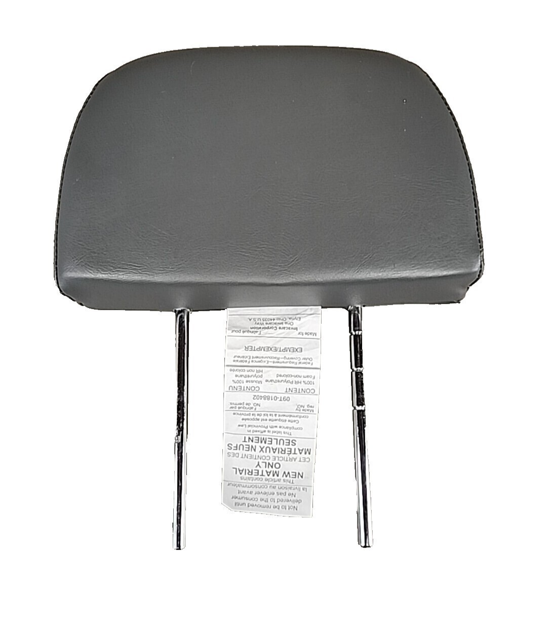 Invacare TDX-SP2 Power Wheelchair Headrest - Gray Invacare TDX-SP2 Power Wheelchair Headrest - Gray