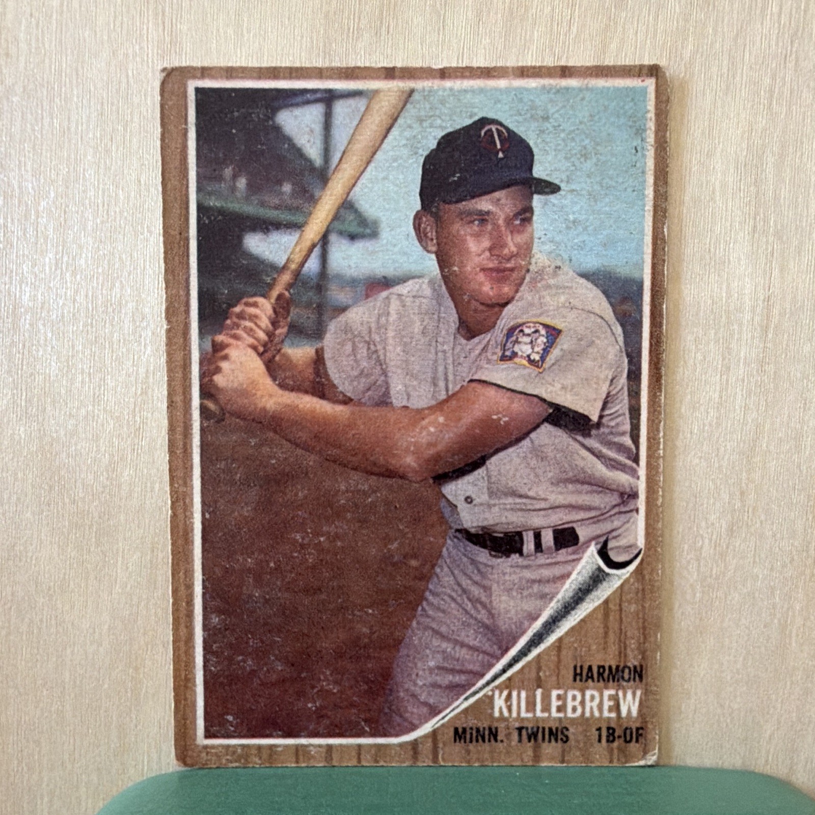 Topps 1962 Harmon Killebrew Minnesota Twins #70 Base Set MLB Baseball Card Topps 1962 Harmon Killebrew Minnesota Twins #70 Base Set MLB Baseball Card