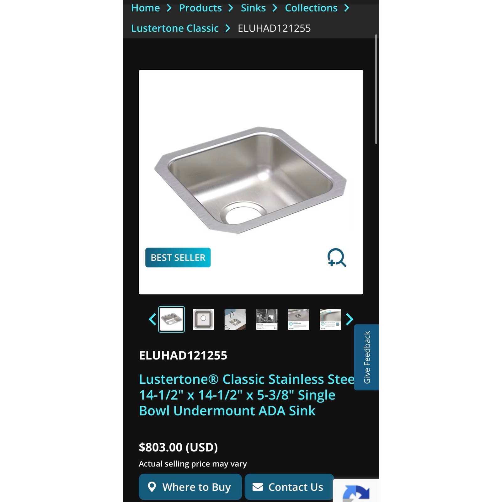 Lustertone® Classic Stainless Steel 14-1/2