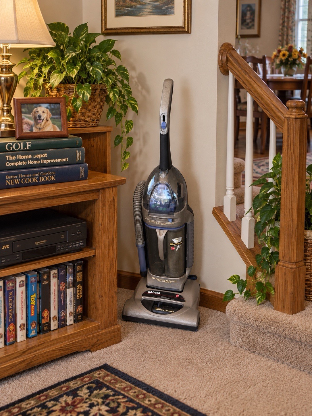 🍊Hoover Windtunnel Twin Chamber HEPA Bagless Upright Vacuum Cleaner NICE