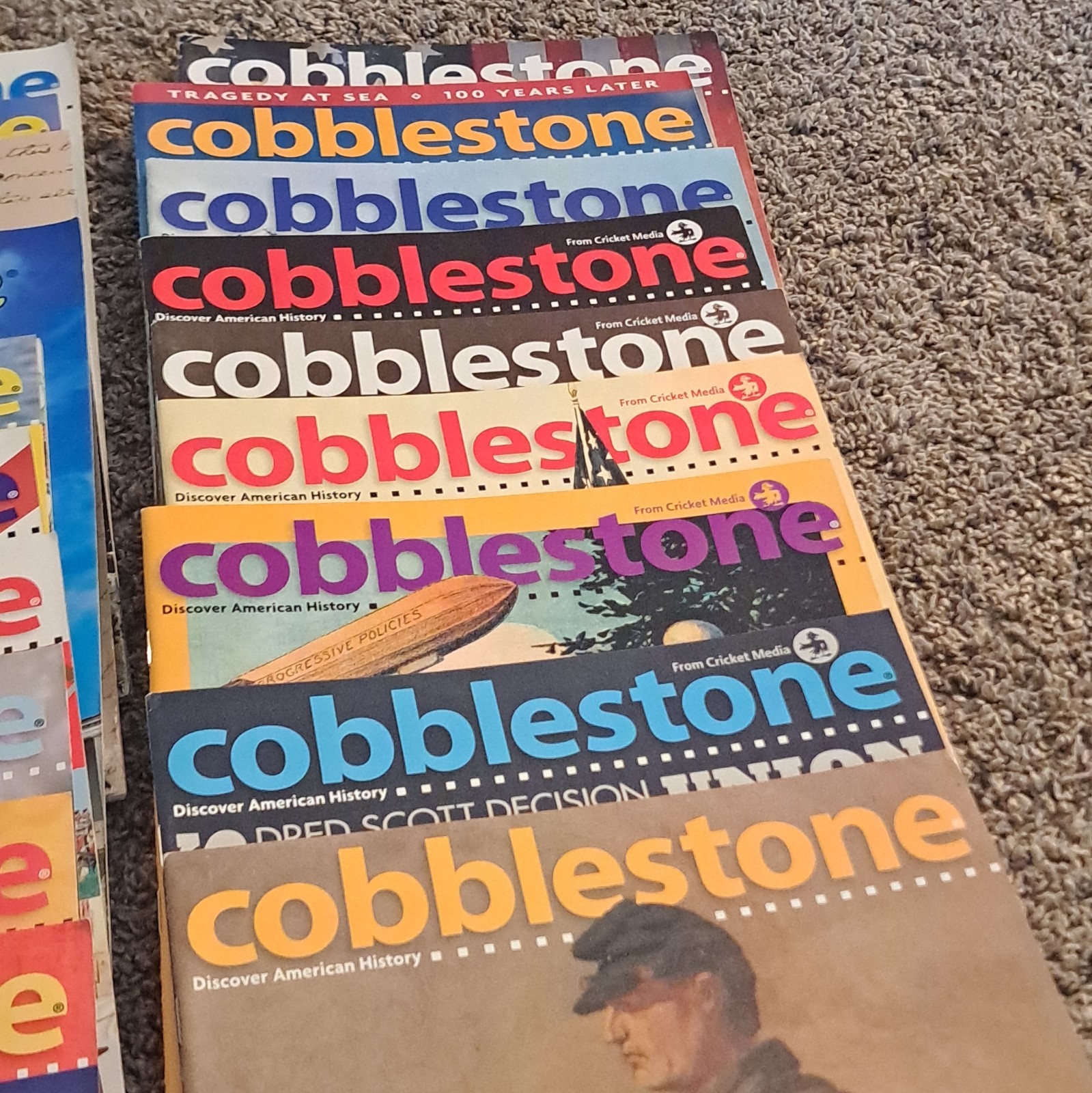 Cobblestone Illustrated American History Magazine Lot of Assorted Issues lot 18 Cobblestone Illustrated American History Magazine Lot of Assorted Issues lot 18