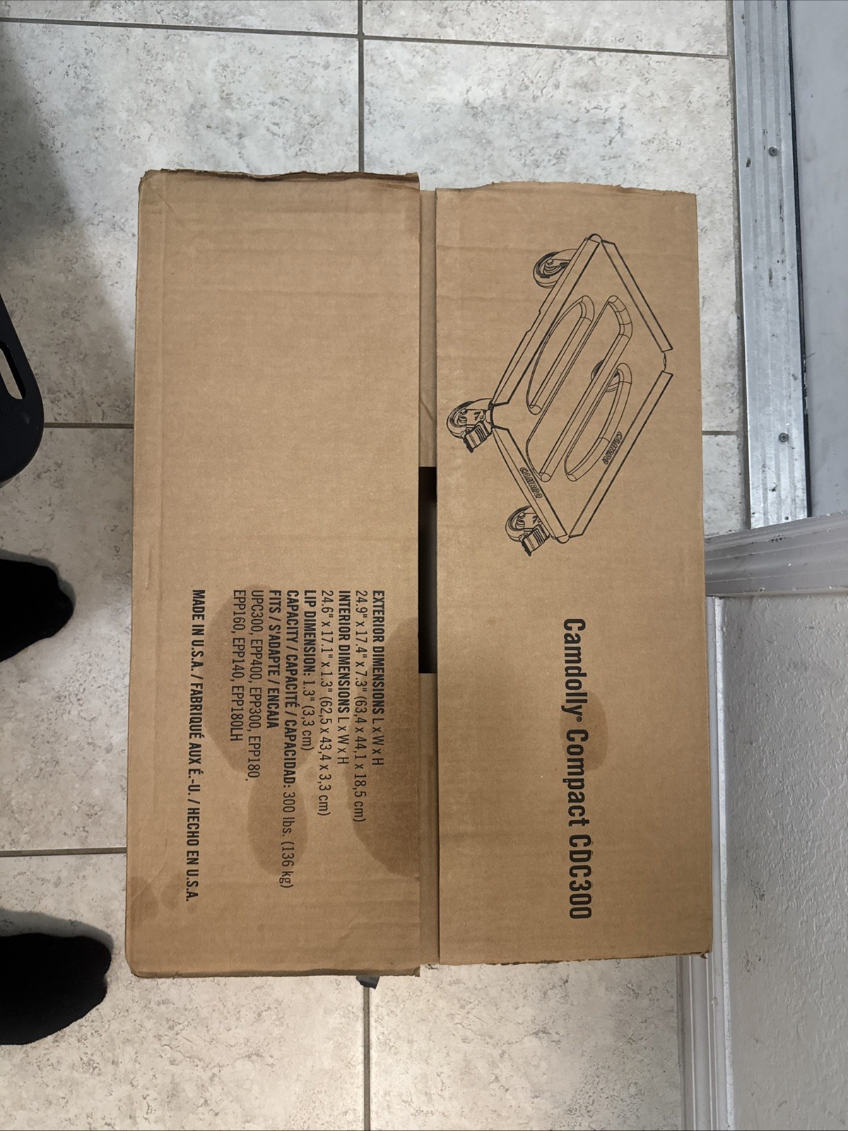 Cambro CDC300358 Cam GoBox Camdolly Food Transport Carrier Cambro CDC300358 Cam GoBox Camdolly Food Transport Carrier