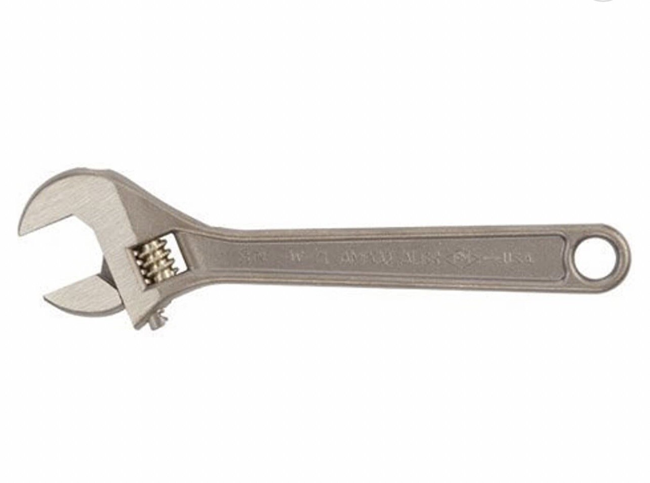 Ampco Safety Tools W-72 Wrench with Adjustable End Non-Sparking Non-Magnetic ...