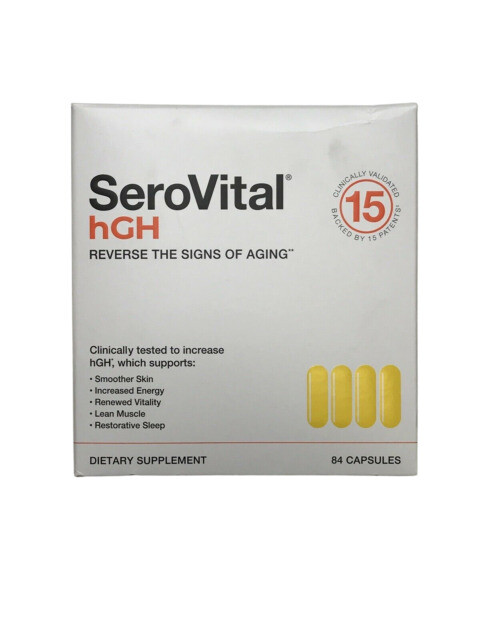 SeroVital REVERSE SIGNS OF AGING 84 Capsules Exp:10/2028 New