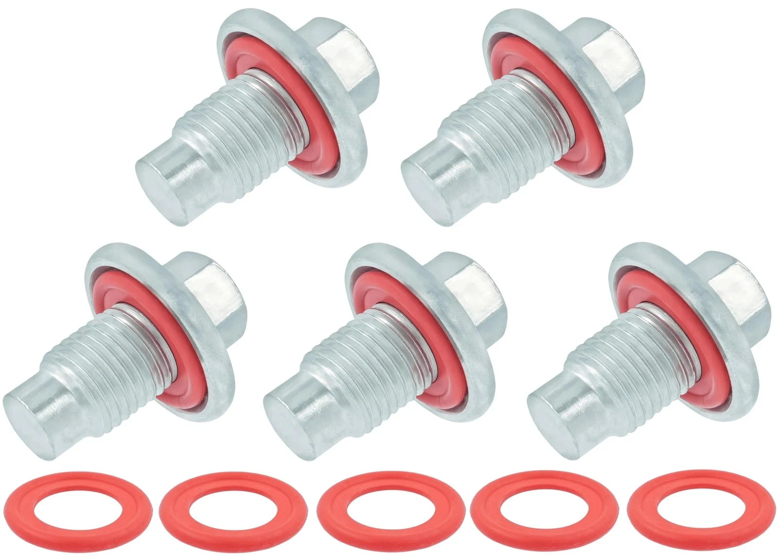 5 PCS M14x1.5mm Oil Drain Plug Gaskets for Chrysler, Dodge, Jeep, Ram 5 PCS M14x1.5mm Oil Drain Plug Gaskets for Chrysler, Dodge, Jeep, Ram