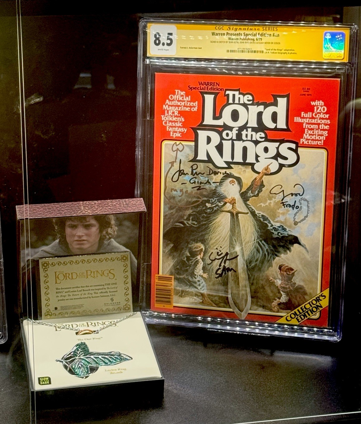 Warren Presents Lord of the Rings #1 (1979) CGC 8.5 Signature Series Bundle