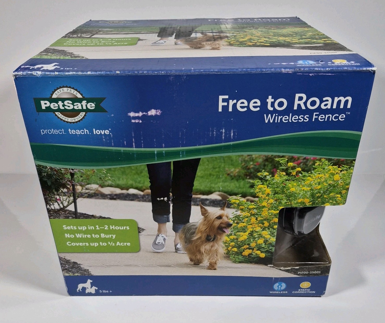 PetSafe PIF00-15001 Free to Roam Wireless Fence Up to 1/2 Acre Sealed Box New2/3