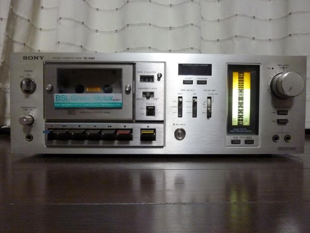 SONY TC-K60 Stereo Cassette Deck Restored Fully Working Vintage 1970s from JAPAN