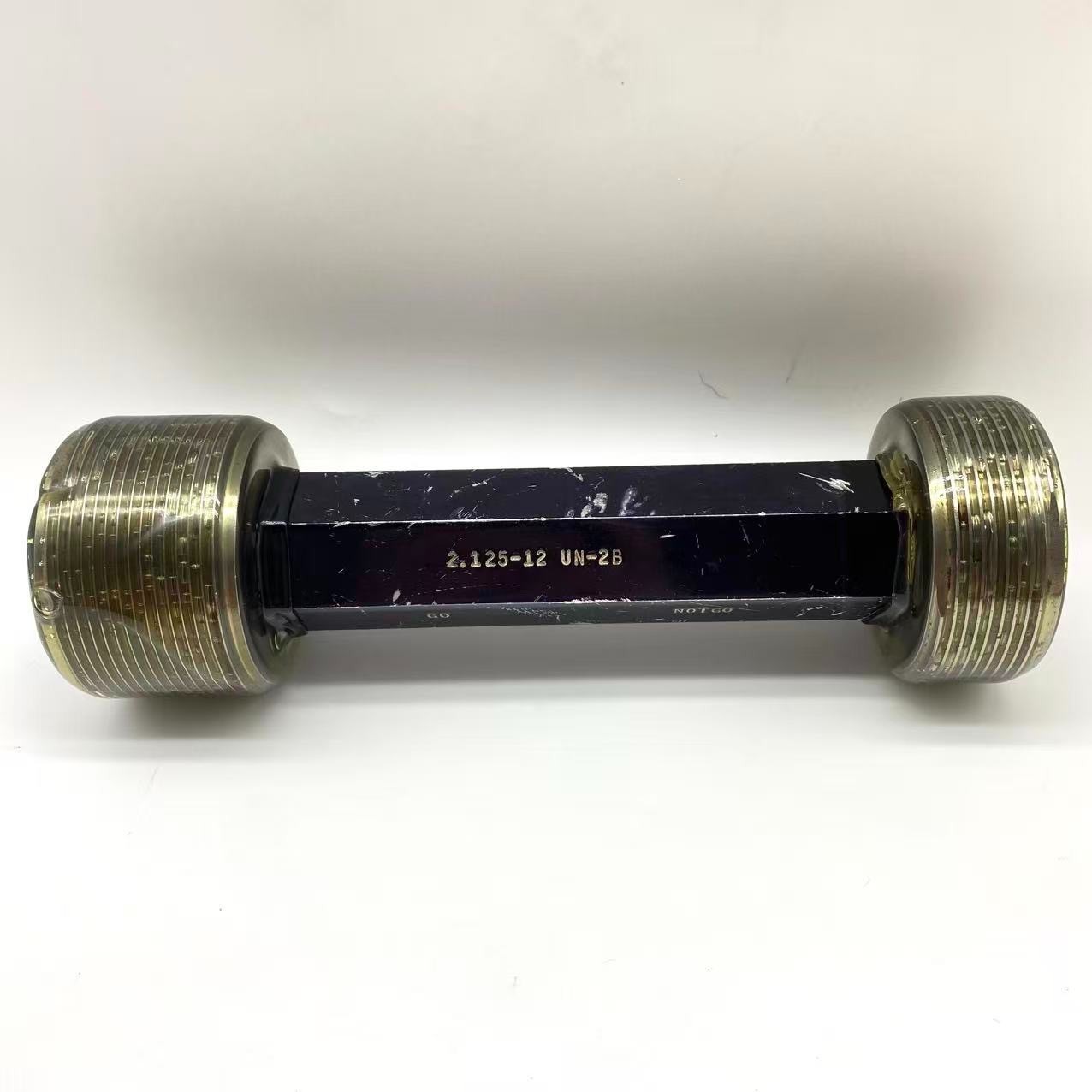 Gage Assembly 2-1/8-12 UN-2B GO NO GO Thread Plug Gage P.D.’S=2.0788&2.0709