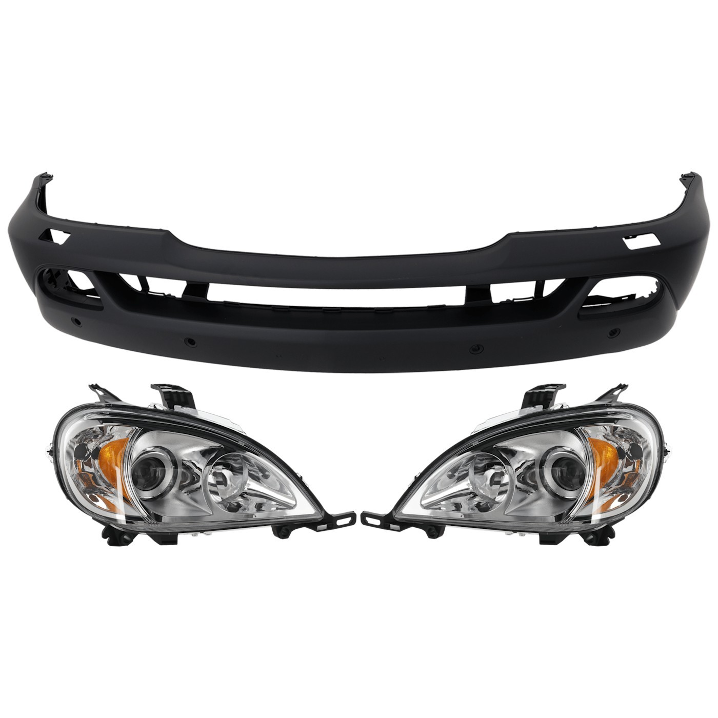 Bumper Cover Front for ML Class Mercedes-Benz ML500 ML350 ML320 2002-2003