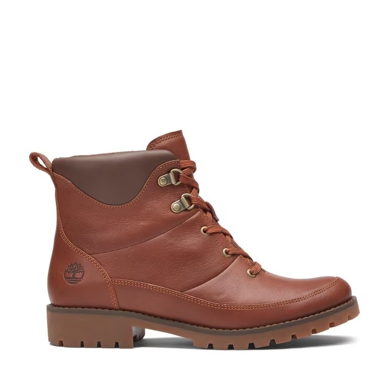 Timberland Women\'s Ellendale Mid Lace-Up Boot, Brown Full-Grain Leather, 10M new Timberland Women\'s Ellendale Mid Lace-Up Boot, Brown Full-Grain Leather, 10M new