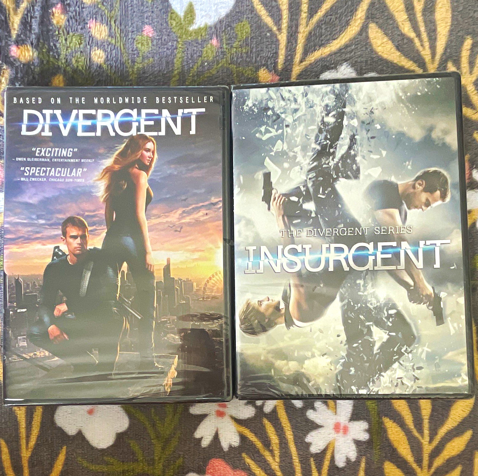 Lionsgate Divergent + Insurgent 2-DVD Lot PG-13 Commentary Deleted Scenes Lionsgate Divergent + Insurgent 2-DVD Lot PG-13 Commentary Deleted Scenes
