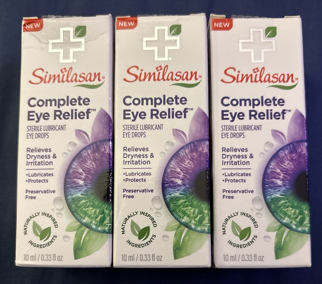 Complete Eye Relief - 0.33 fl oz EXP 09/27 LOT OF 3 Complete Eye Relief - 0.33 fl oz EXP 09/27 LOT OF 3