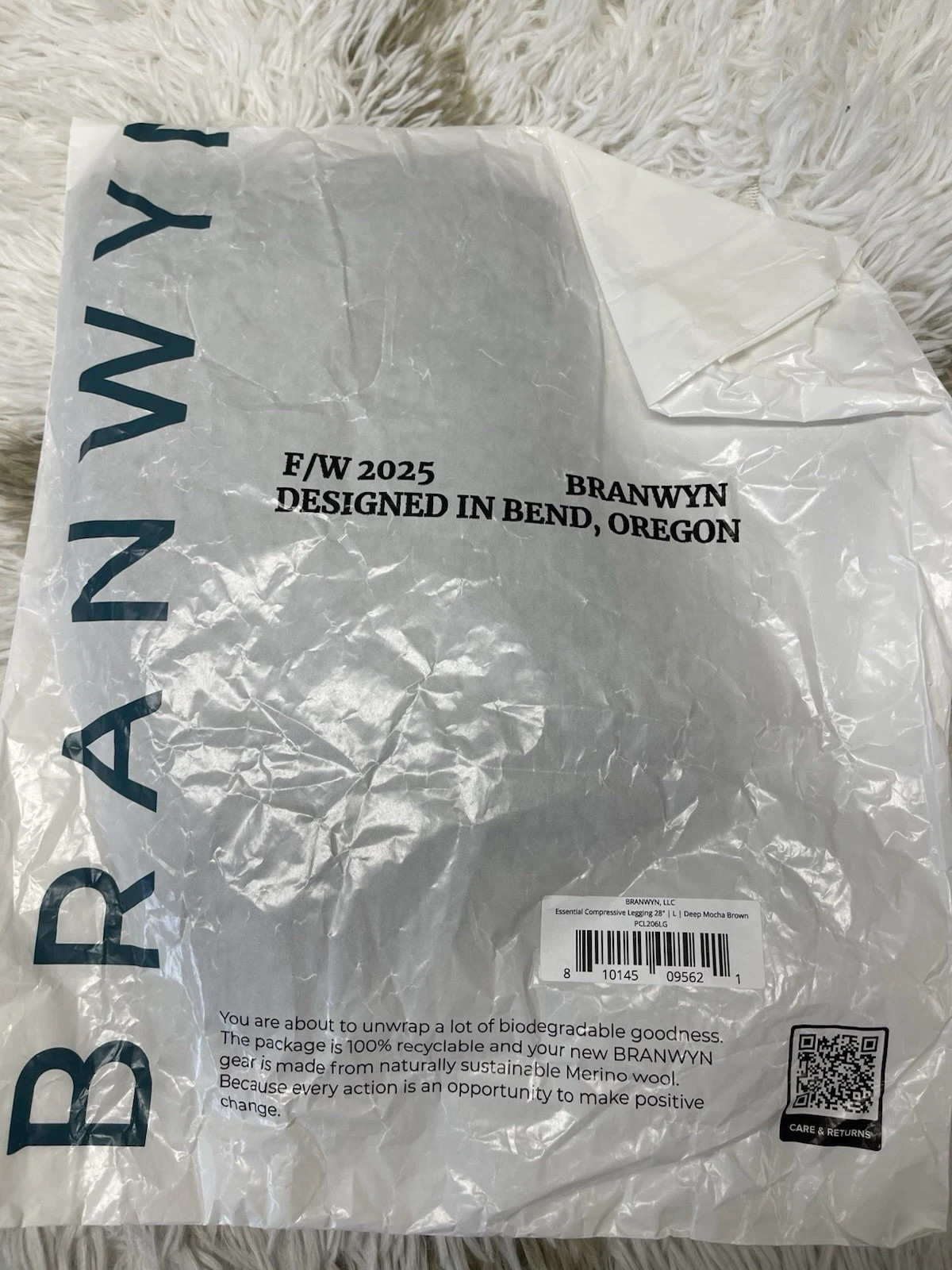 🧡NWT*Branwyn Essential Compressive Legging 28”Merino Wool Women’s Size L $158🧡